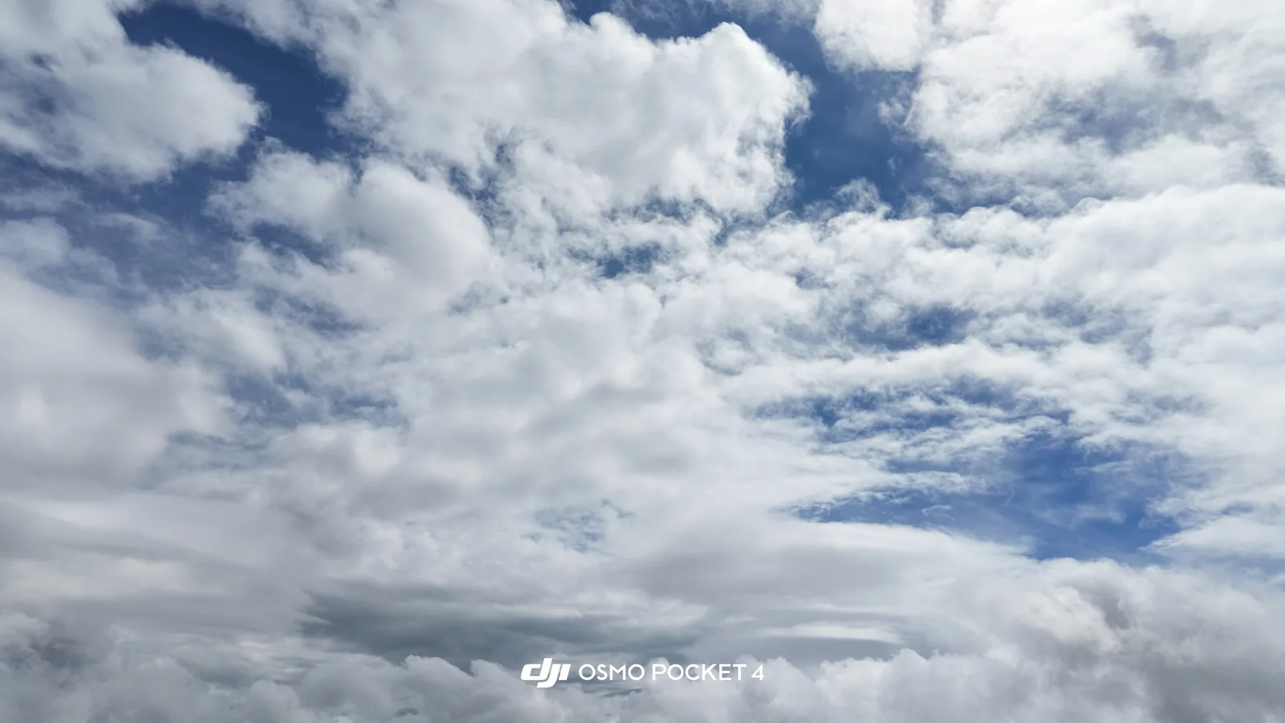 Clouds gathering above us before the weather turned.