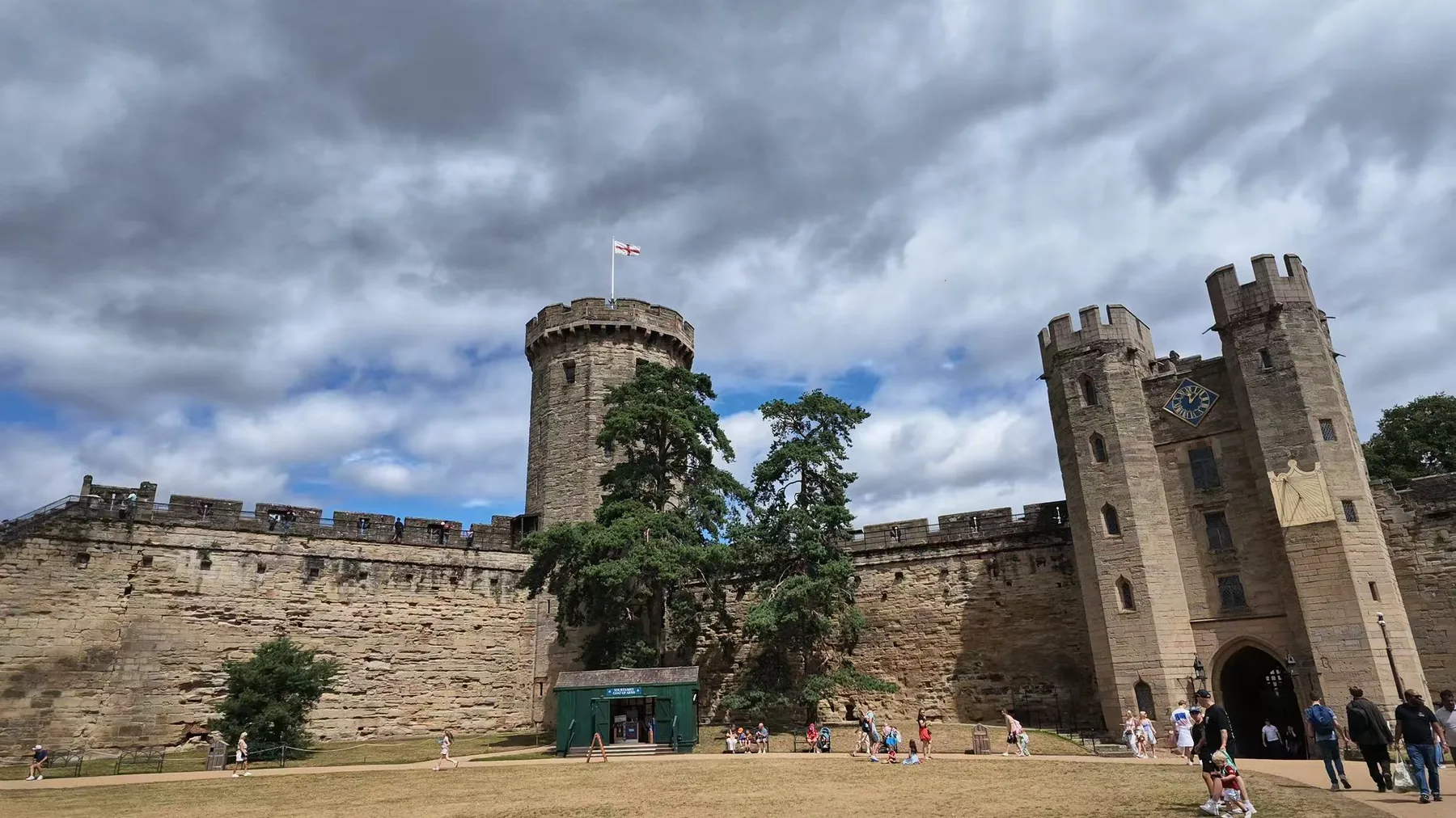 Towers in every direction.